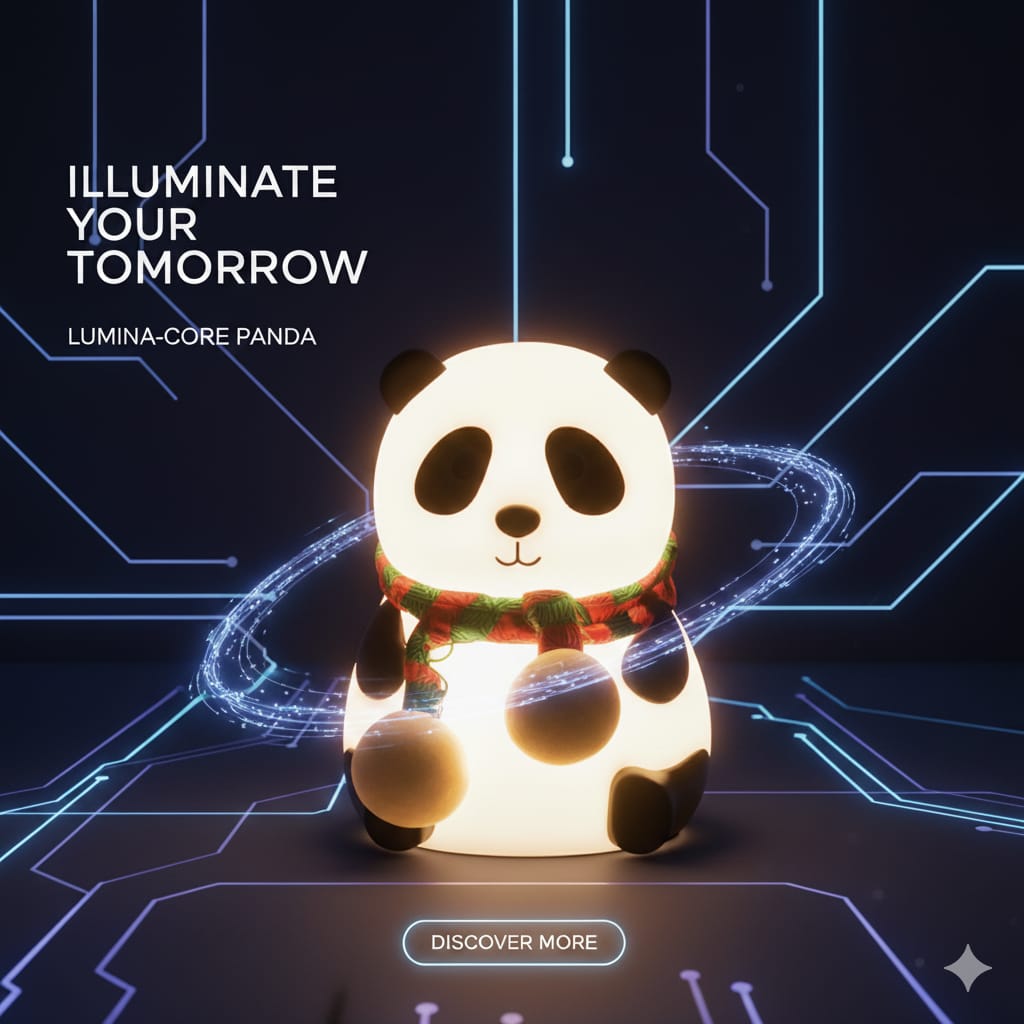 Panda Night Lamp – Your Cute Bedtime Buddy